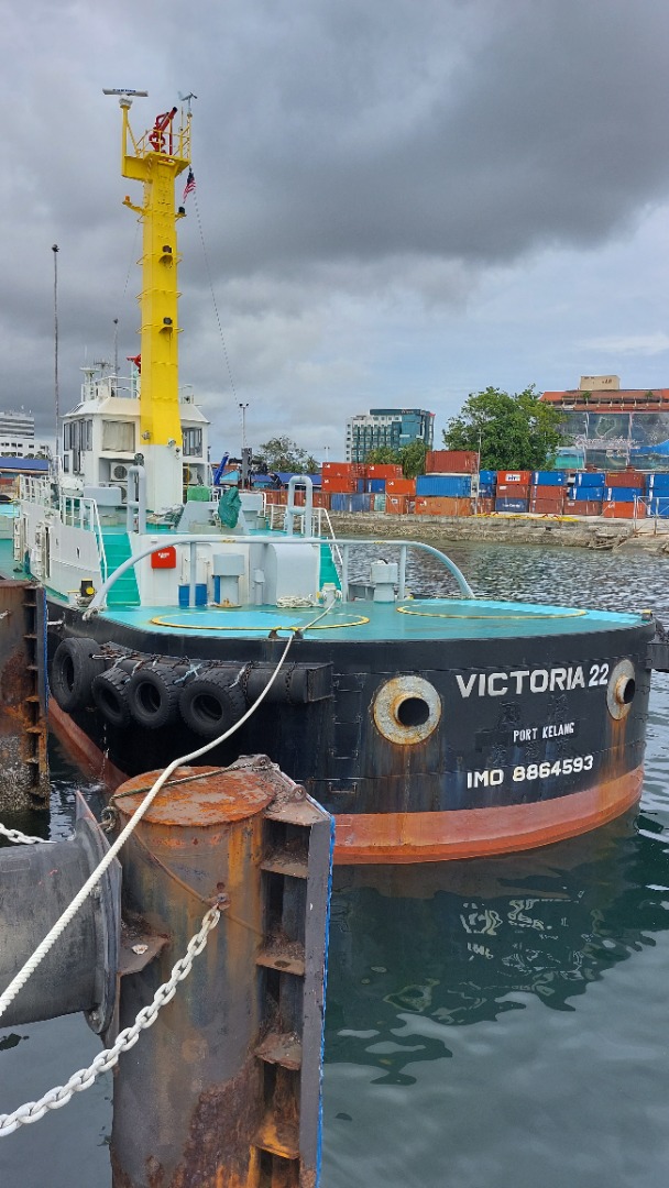 Tugboat Victoria 22 moored at Port Klang