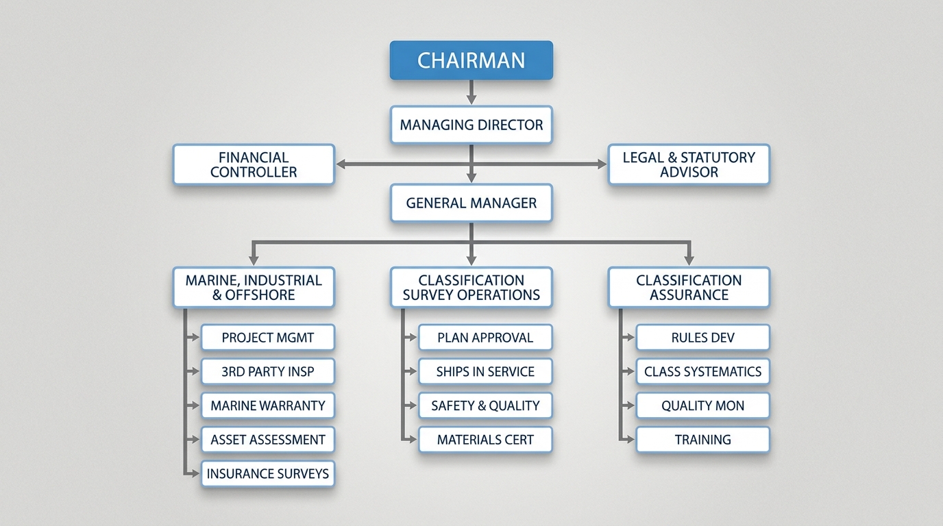 MY Classification organization chart